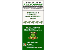 Tablet Screenshot of flexospan.com